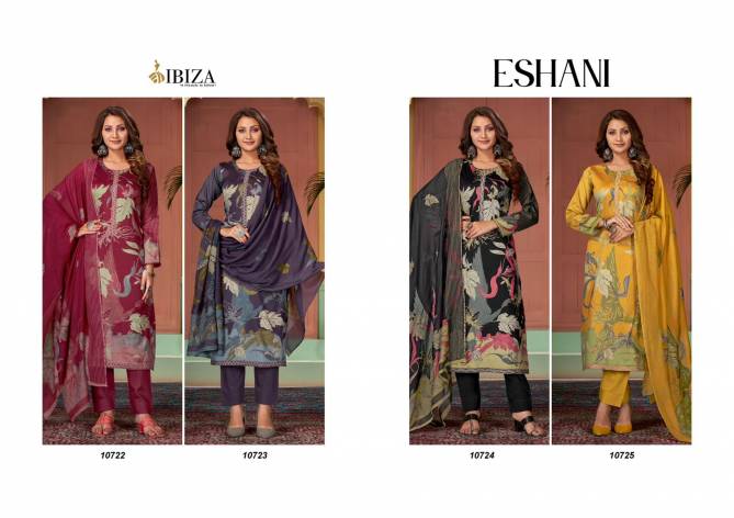 Eshani Ibiza 10722 To 10725 Digital Printed Salwar Kameez Wholesale Price In Surat
